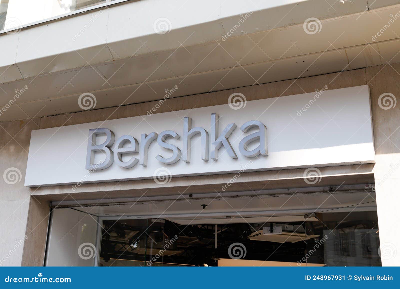 Bershka Logo Brand Wall Boutique and Sign Text Front of Store Fashion ...