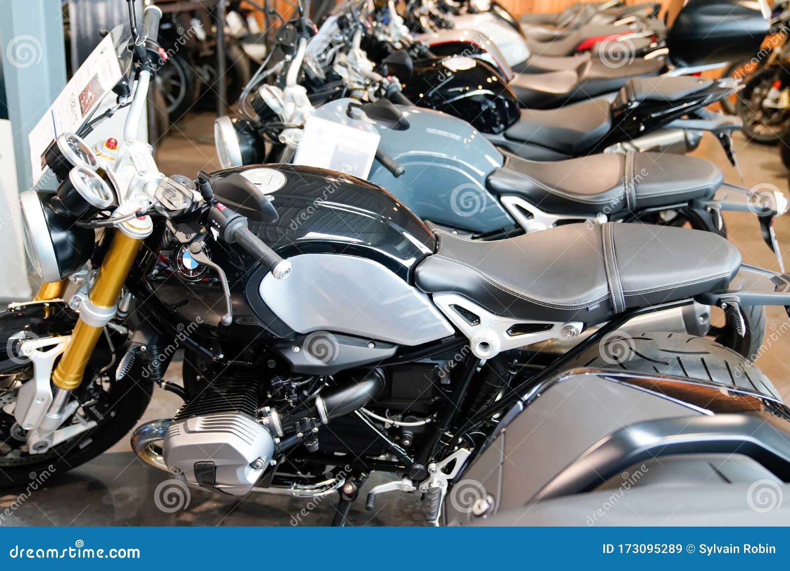 Bordeaux , Aquitaine / France - 02 15 2020 : BMW Motorrad R Motorbike in Dealership Shop Second