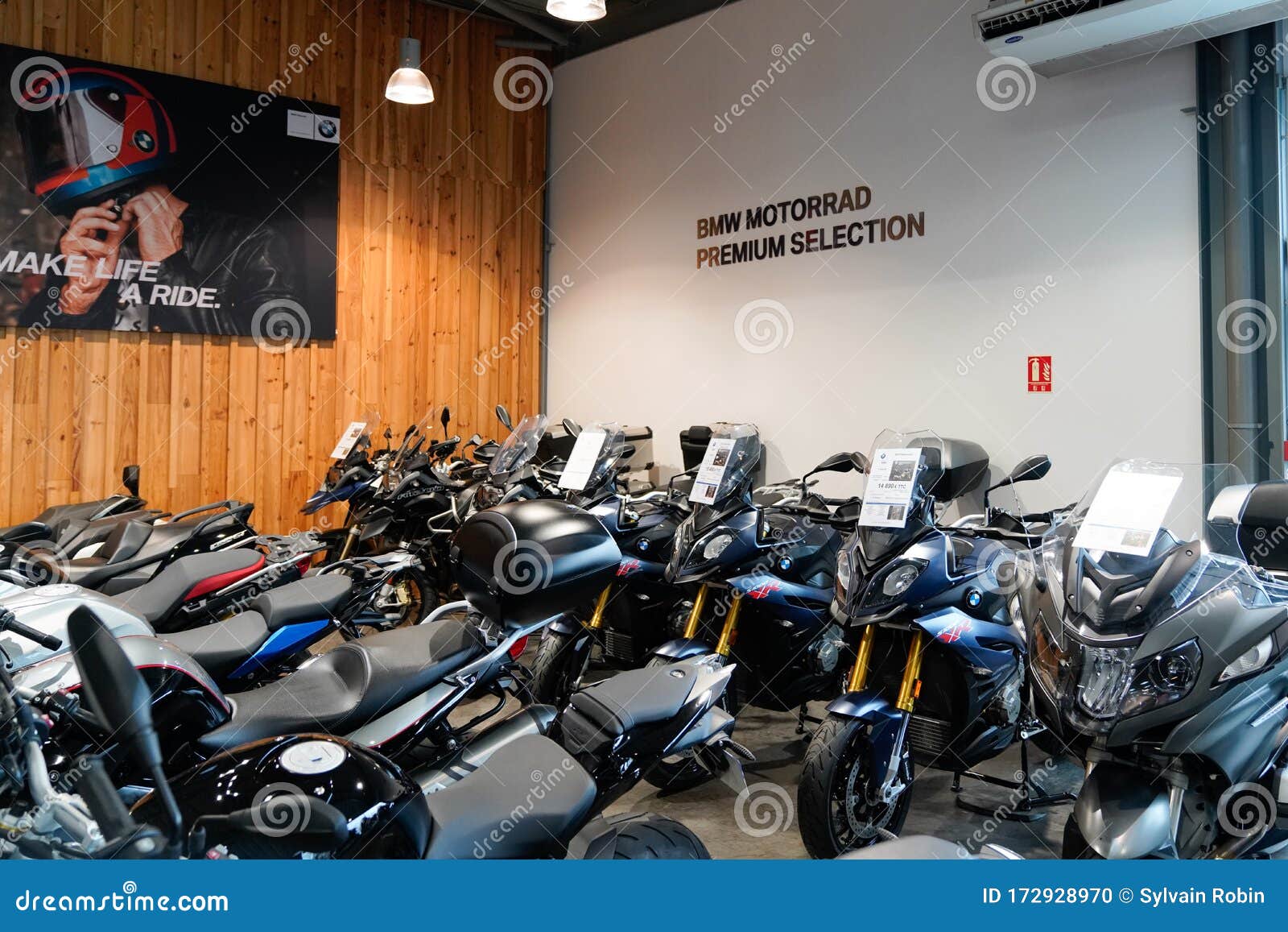Bordeaux , Aquitaine / France - 02 15 2020 : BMW R Motorbike in Dealership Shop Second Hand
