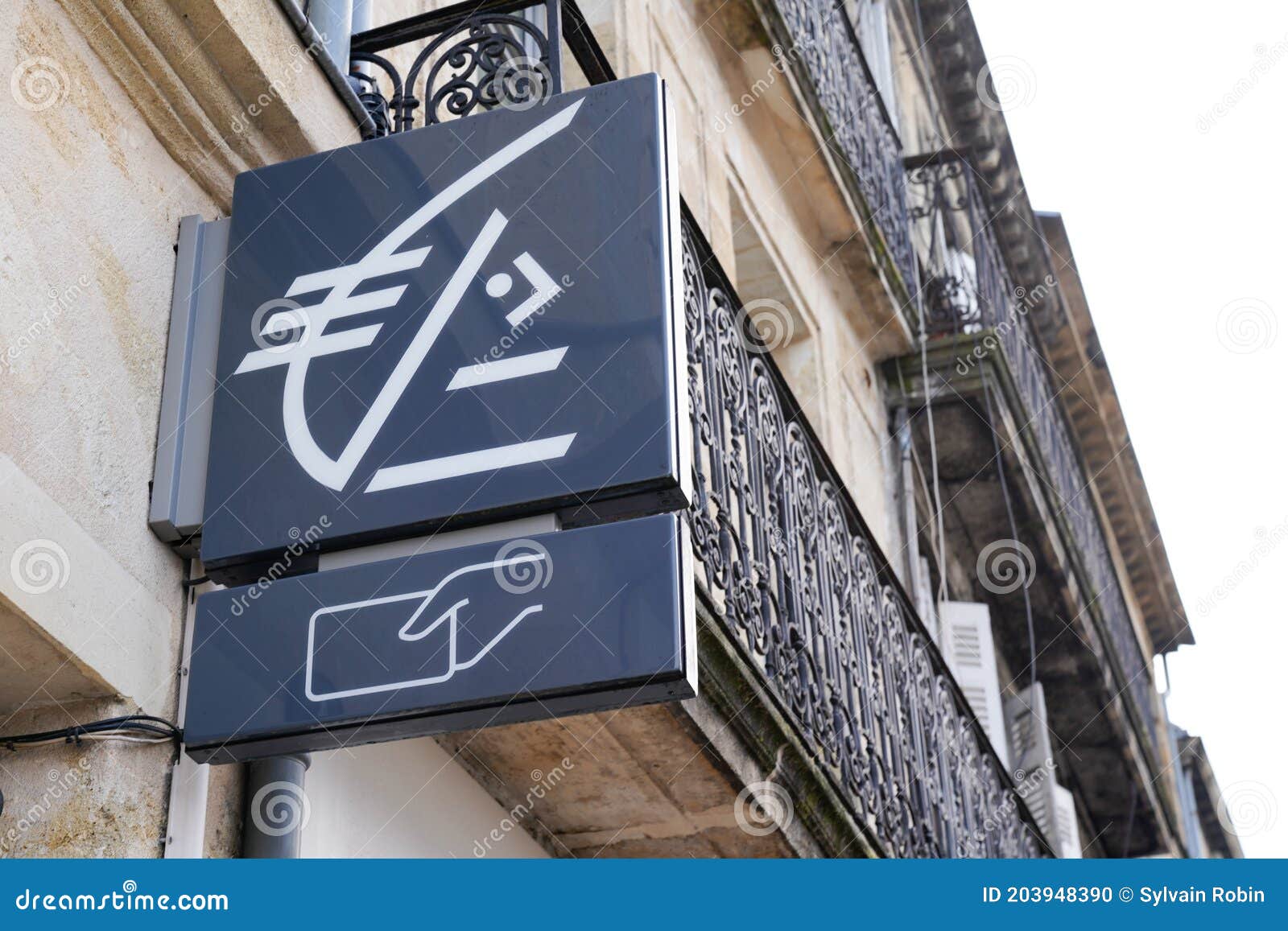 Caisse D`epargne Bank Sign Text and Grey Atm Logo on Office Wall ...