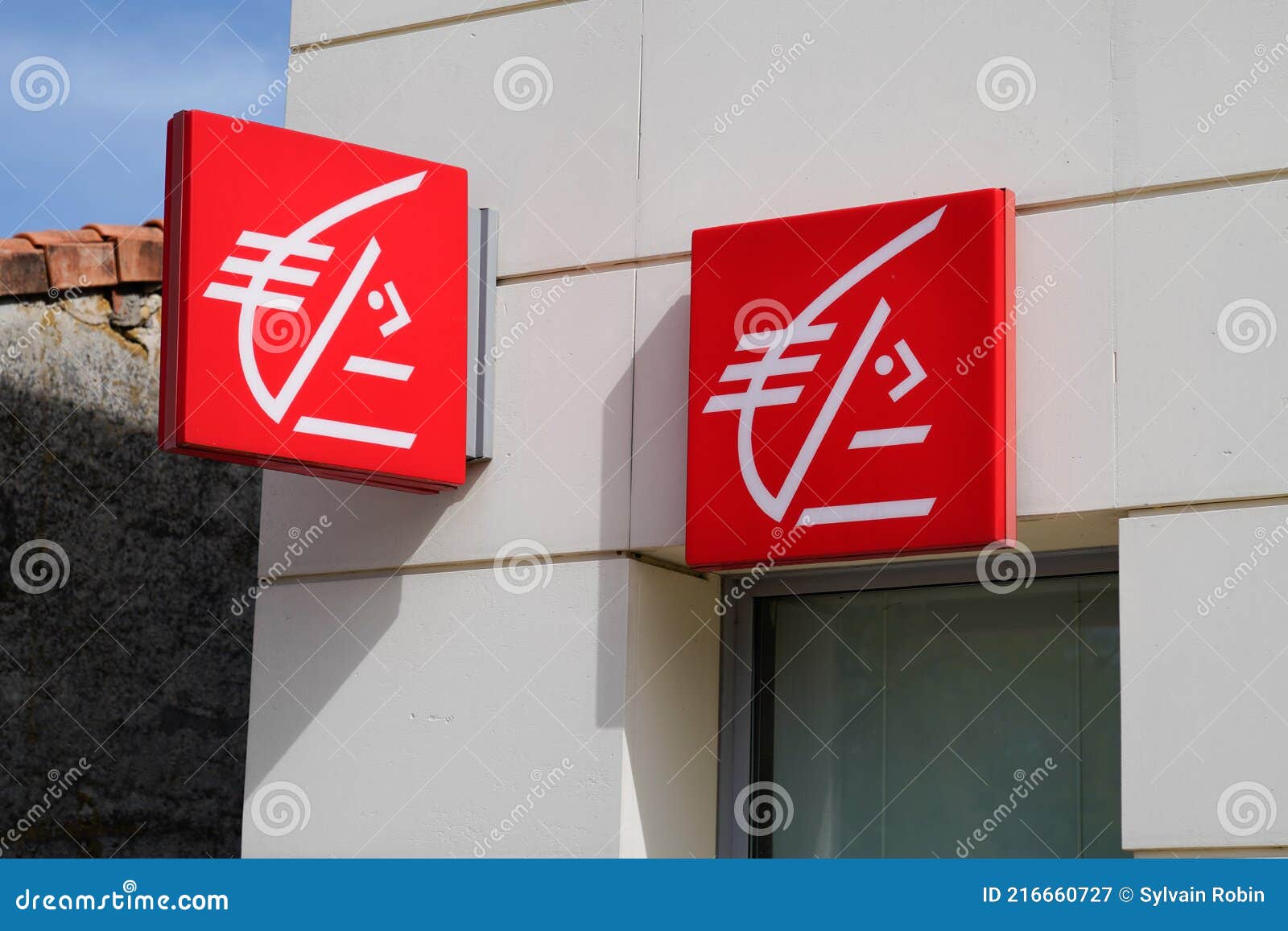 Caisse D`epargne Sign and Logo Front of Office Bank Agency Building ...