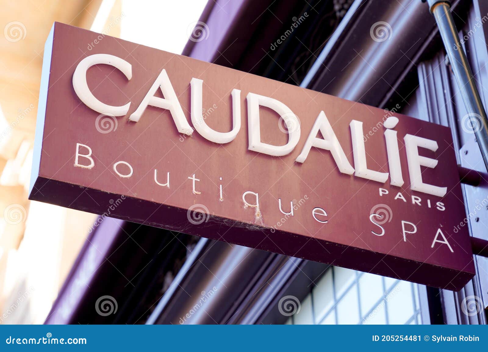 Caudalie Logo Brand and Sign Text Front of Store Fashion Clothes ...