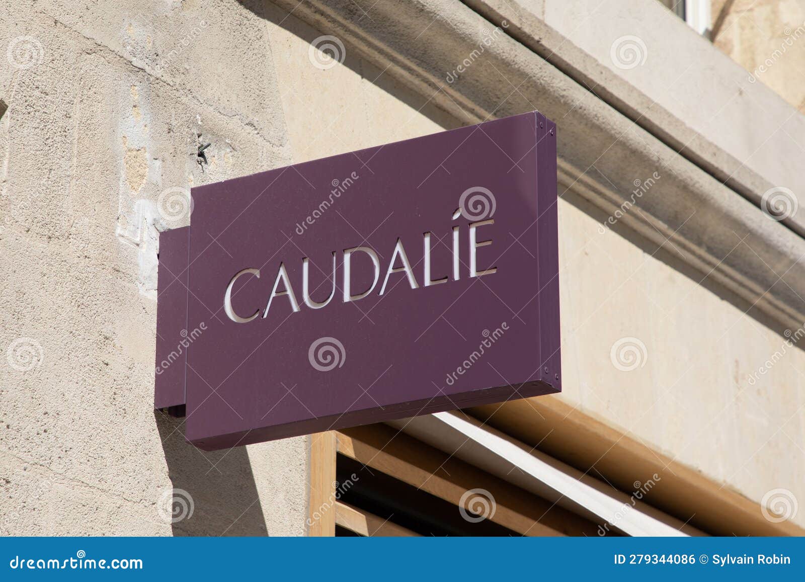 Caudalie Logo Brand Wall Facade and Sign Text Front of Cosmetics Shop ...