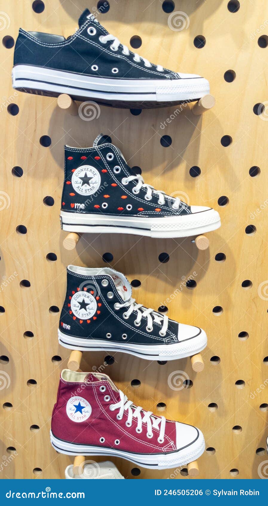 Converse All Star Brand and Logo Sign on Store Interior Shoes Footwear Editorial - Image of america, icon: 246505206