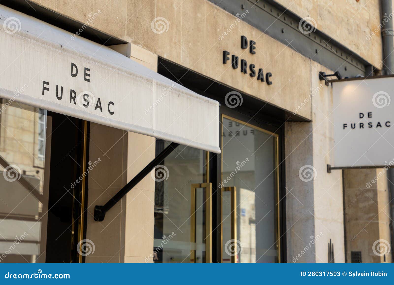 Bordeaux , Aquitaine France - 05 29 2023 : De Fursac Logo Text and ...