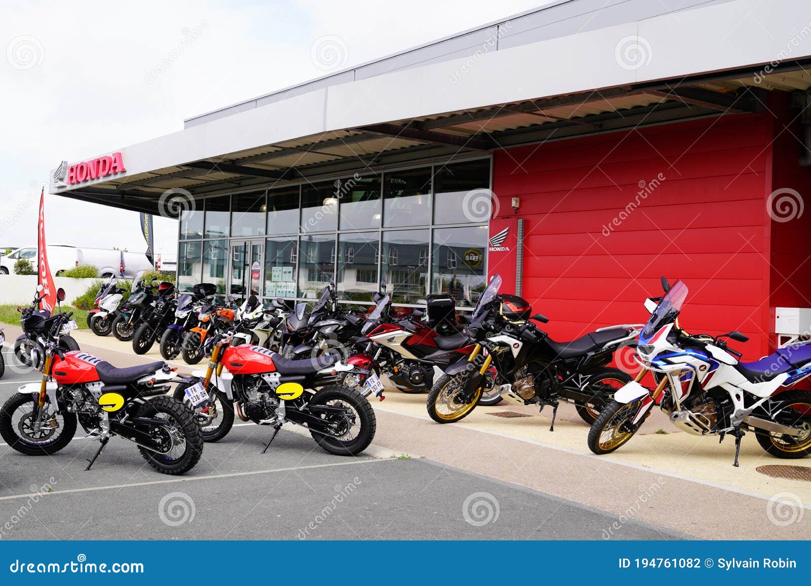 Ducati Logo and Sign Front of Dealership Italian Manufactured Store Editorial Photography of service, badge: 194761082
