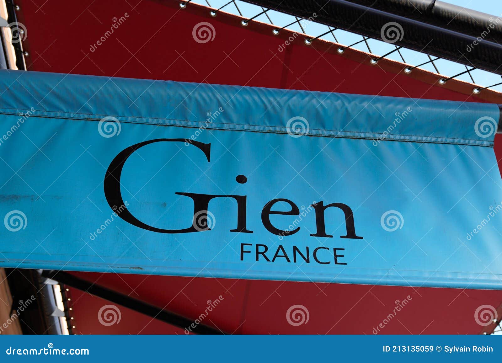 Gien Logo Sign and Text of Official Store Purchase Made in France and ...