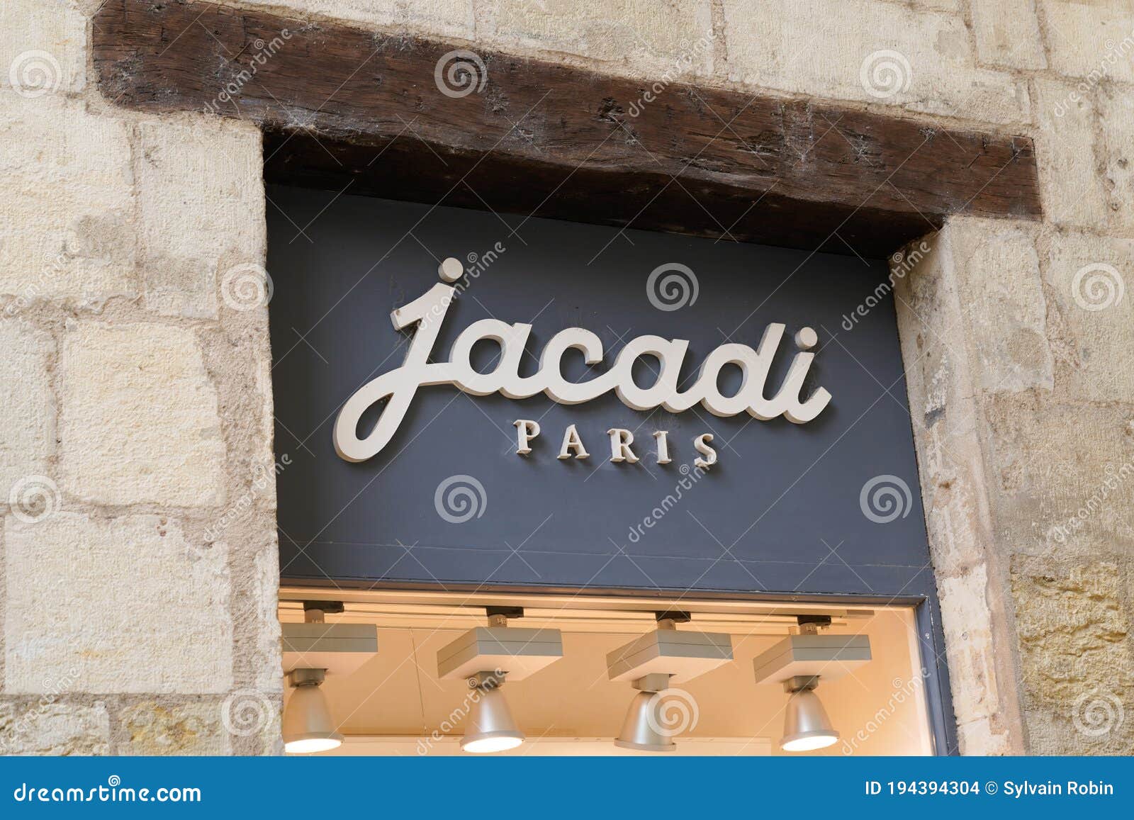 Jacadi Paris Text Logo and Sign of Clothing Shop for Children Editorial ...