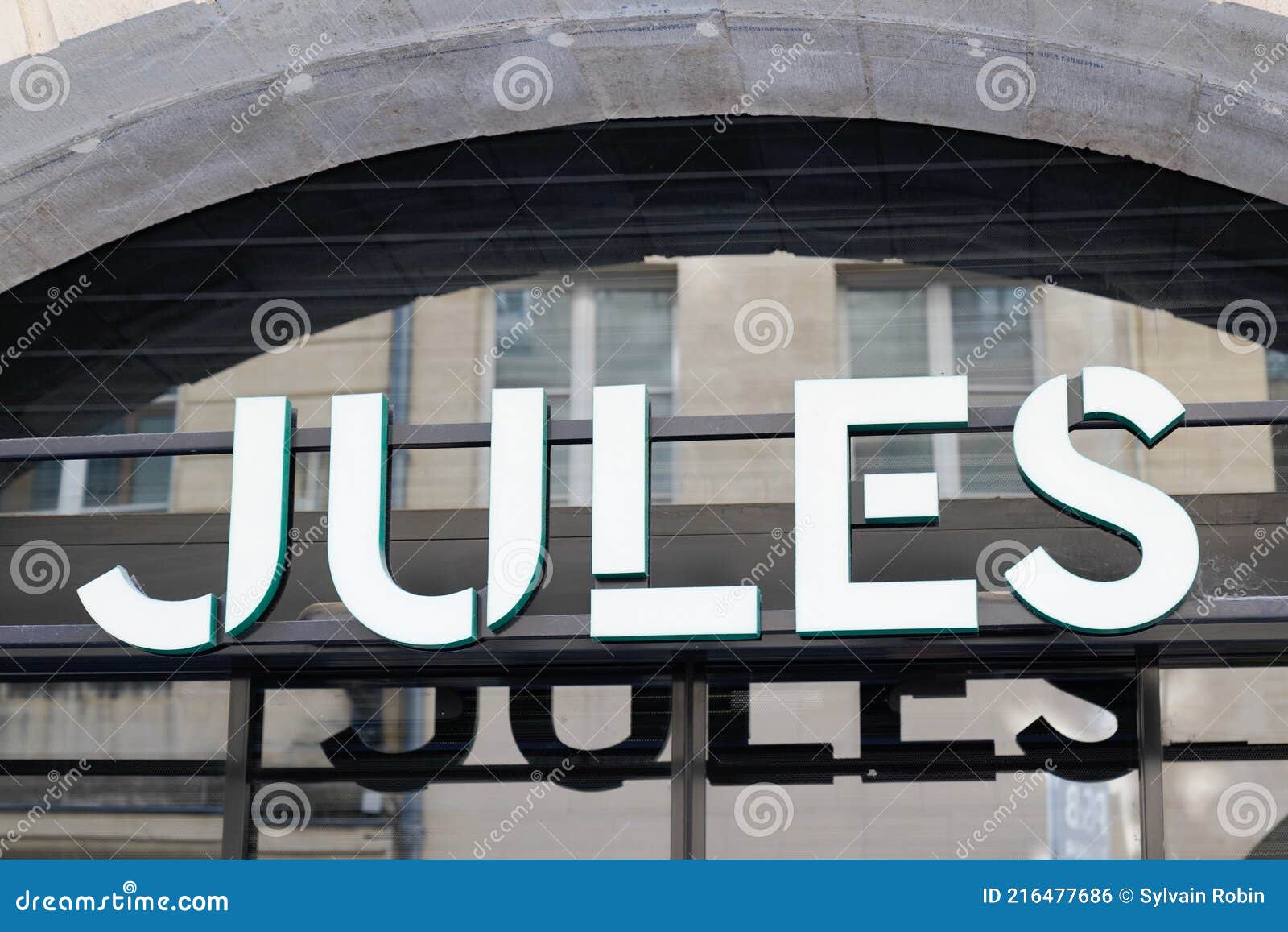 Jules Logo On The Signboard On Store Front In The Street Editorial ...