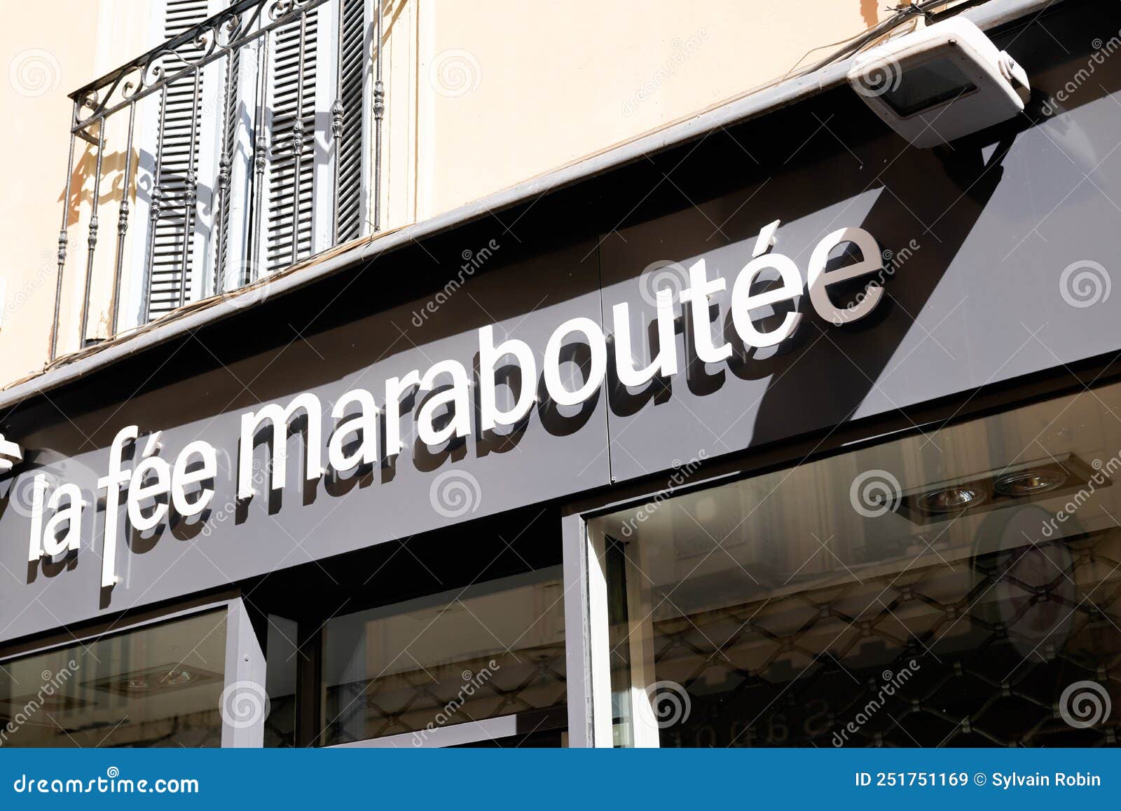 La Fee Maraboutee Wall Brand Logo and Sign Text on Facade Entrance Shop ...