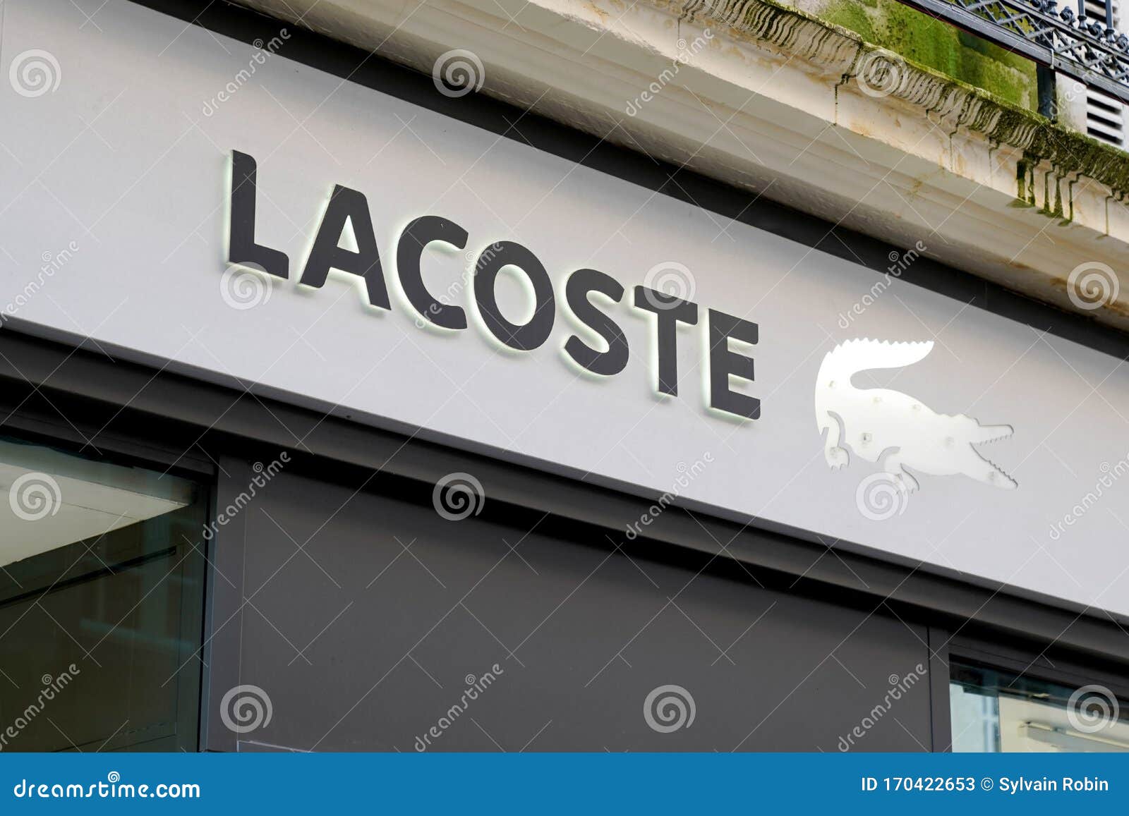 Bordeaux , Aquitaine / France - 01 22 2020 : Lacoste Logo Closeup of ...