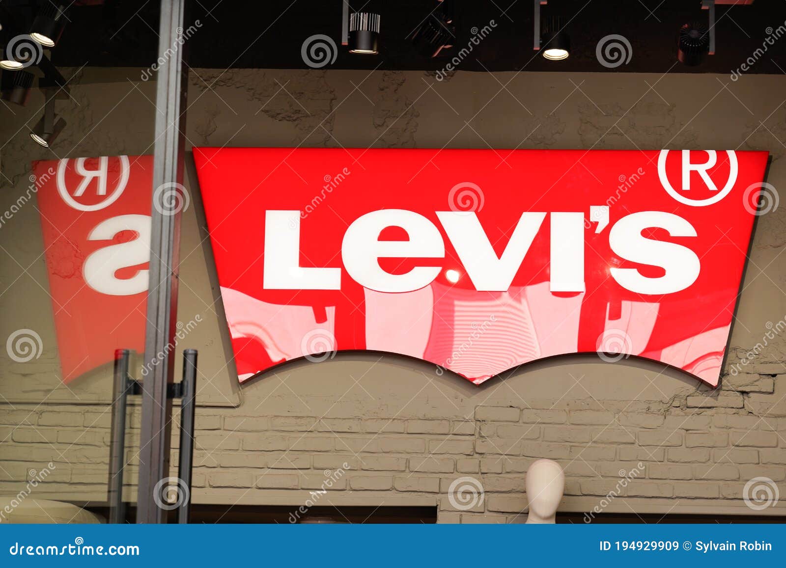 Levi`s Logo Red and Text Sign of Jeans Levis Store of Clothing Fashion Levi  Strauss Editorial Stock Image - Image of company, urban: 194929909