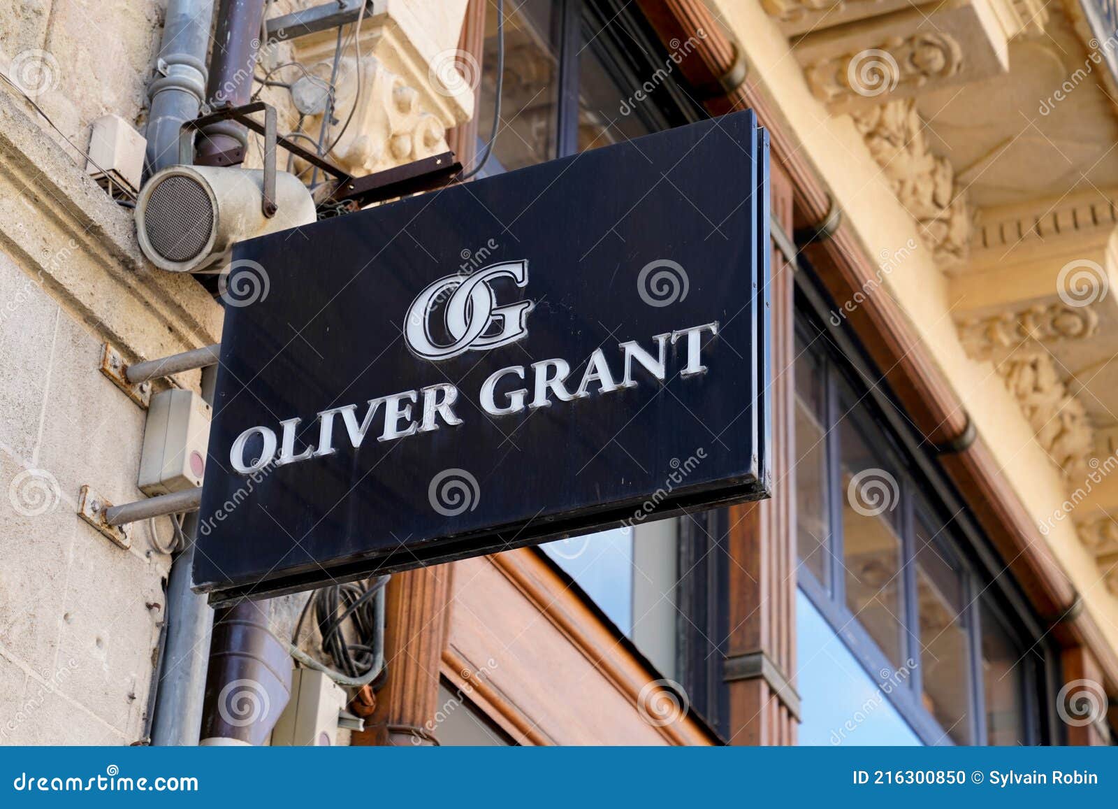 Oliver Grant Logo Sign and Brand Text of Store Luxury Shop in Street ...
