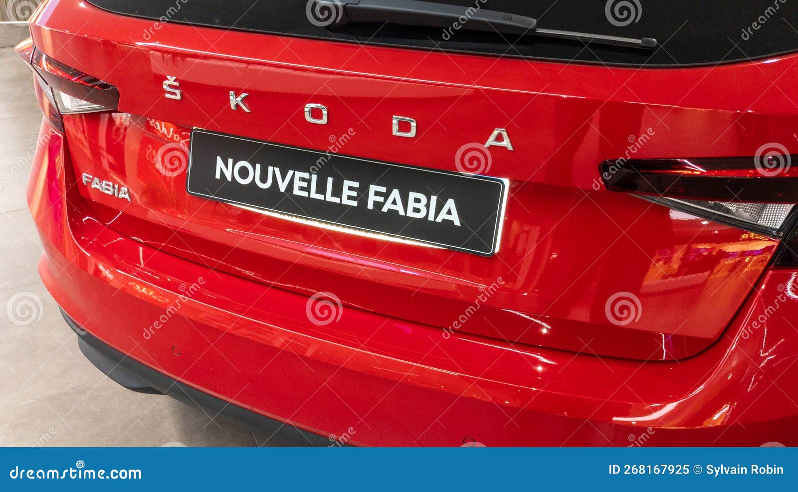 Skoda Fabia New Model Logo Brand and Text Sign Rear Car from Vw Volkswagen  Group Editorial Image - Image of rear, group: 268167925