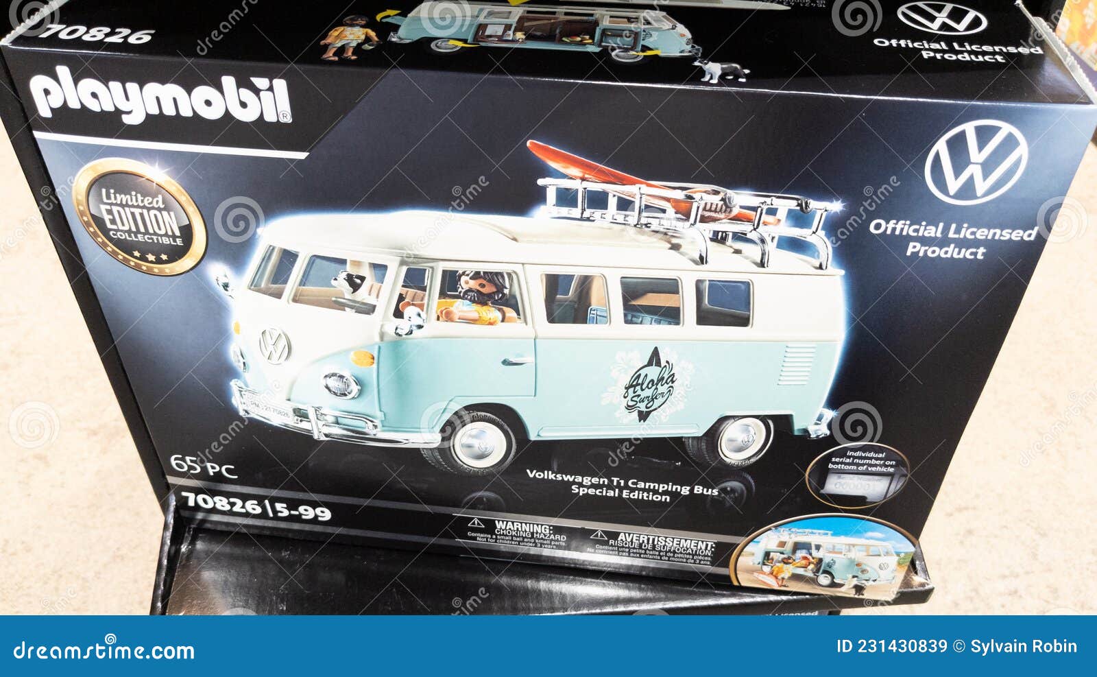 70826 Playmobil Volkswagen T1 Camping Bus - Special Edition – Pops