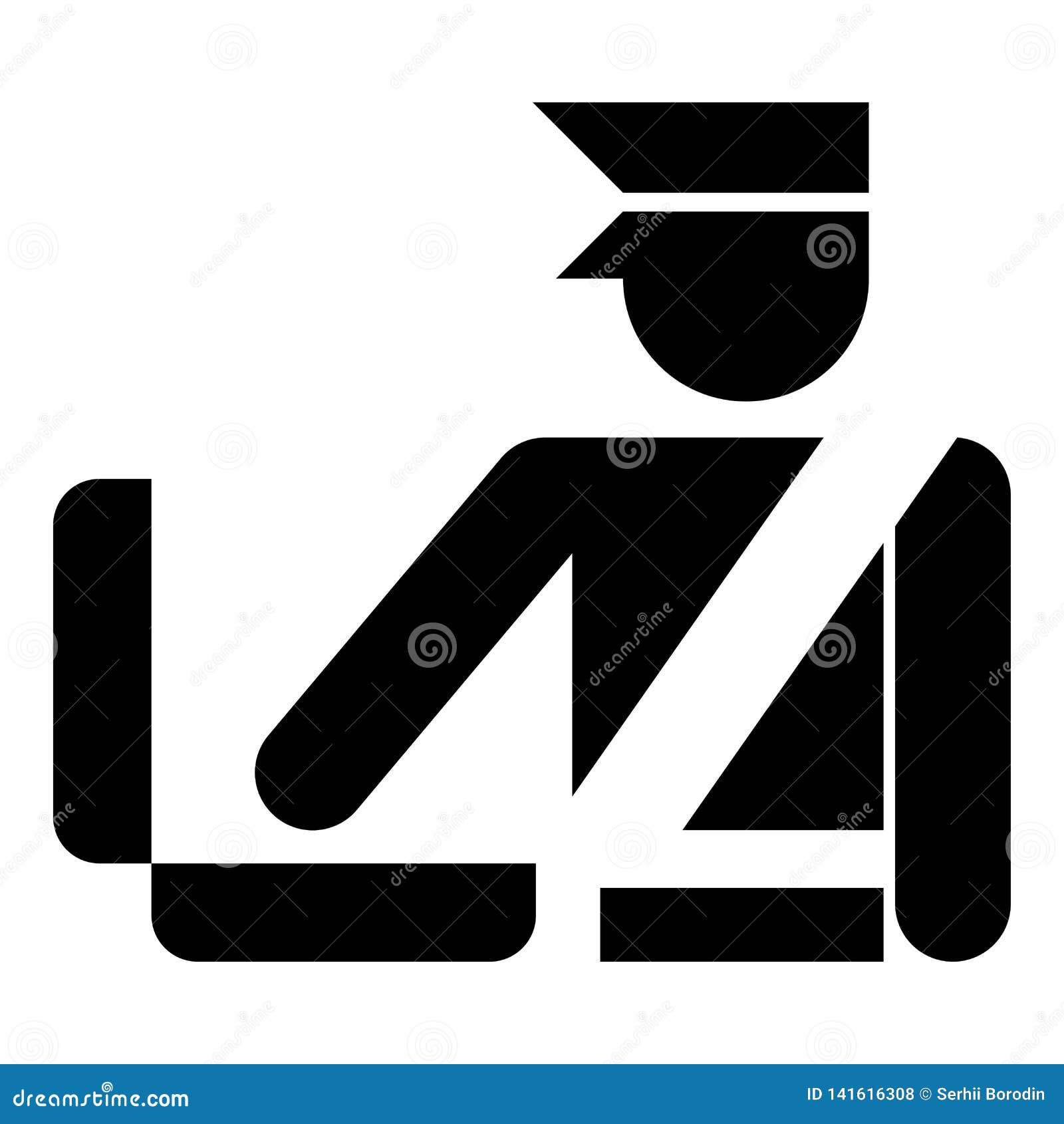border control concept customs officer check baggage detailed luggage control baggage control sign icon black color 