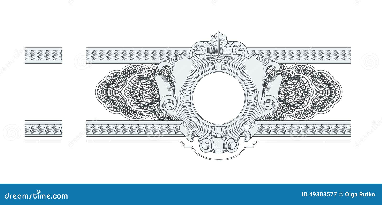 Border Frame Engraving stock vector. Illustration of corner 49303577