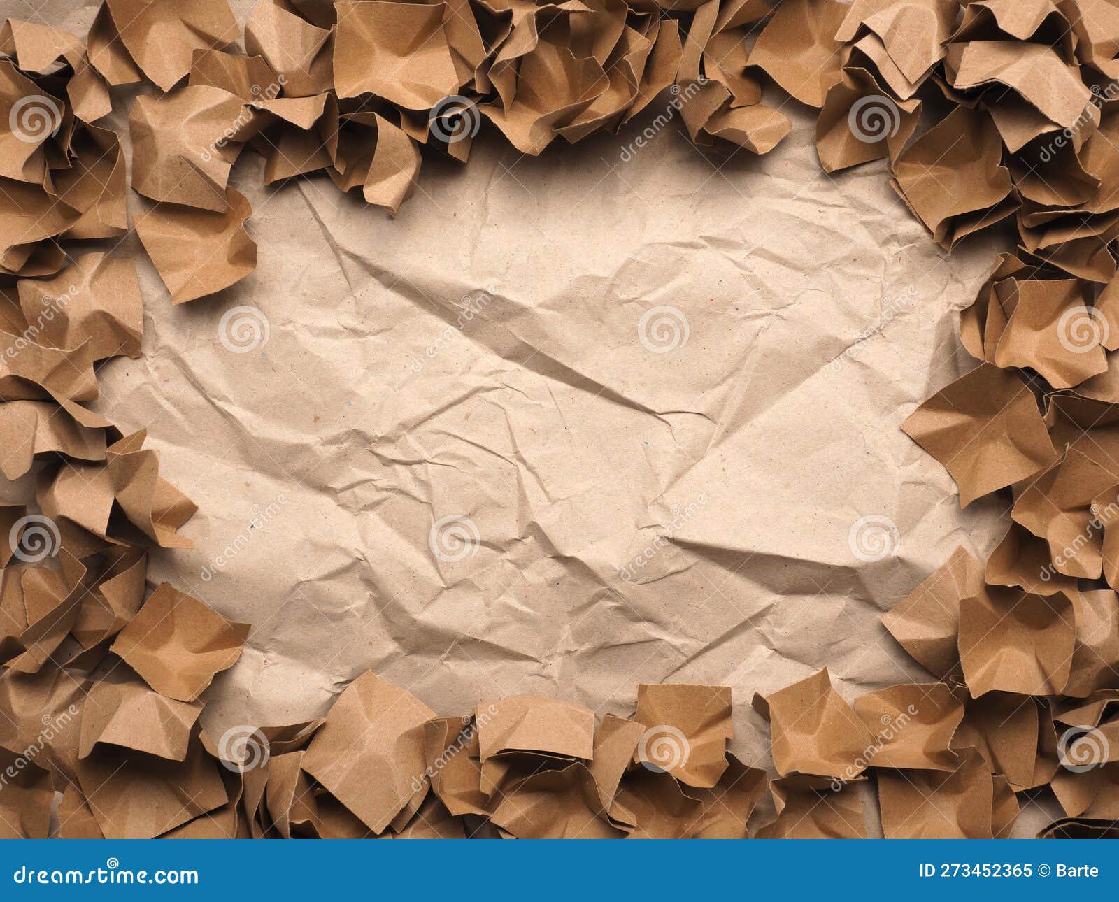 Recycled paper packaging