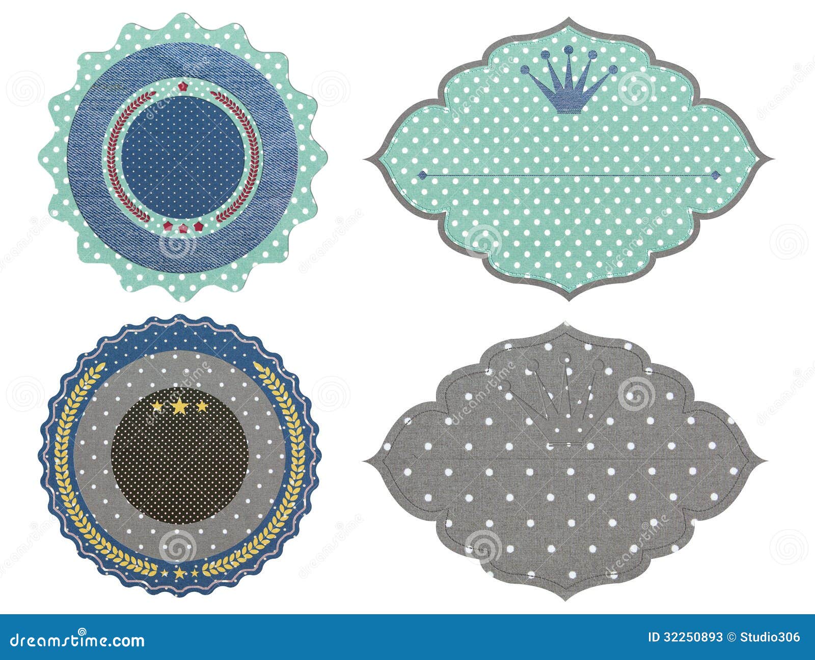 Border Lace Fabric Frame Isolate Stock Illustration Illustration of