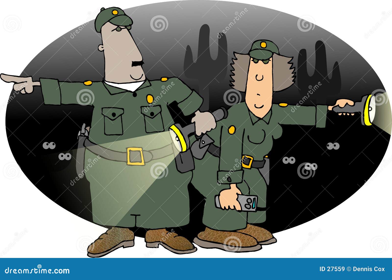Border Patrol stock illustration. Illustration of cartoon 27559
