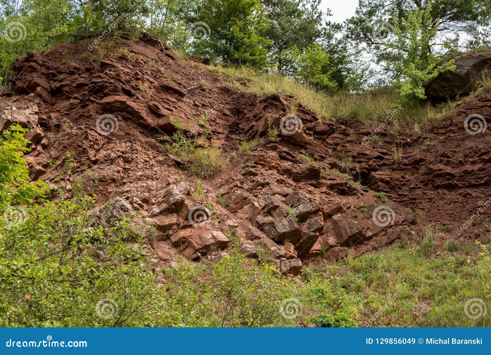 border between variscan orogeny and perm and trias sediments