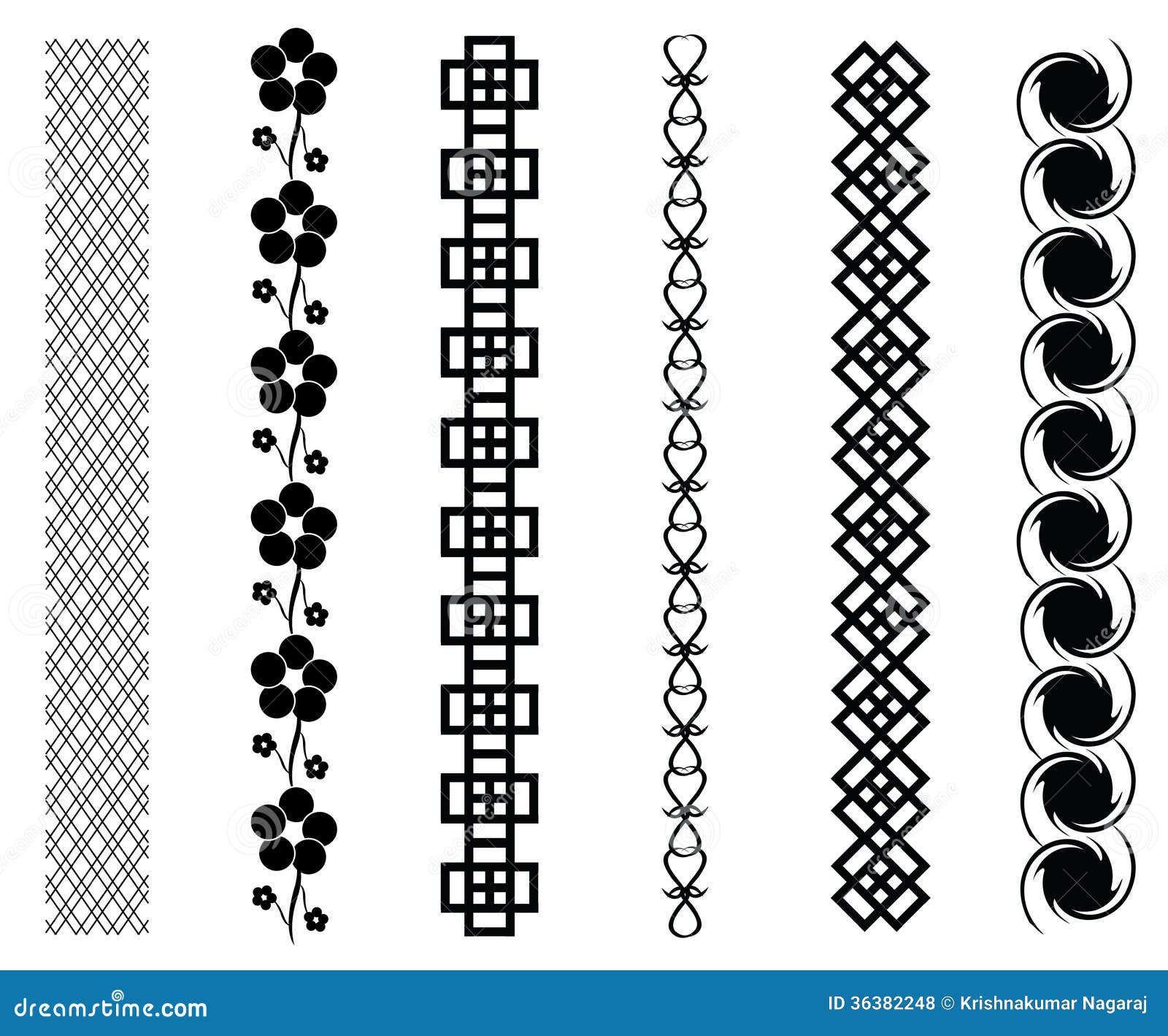 Beautiful 77 Design Border Card