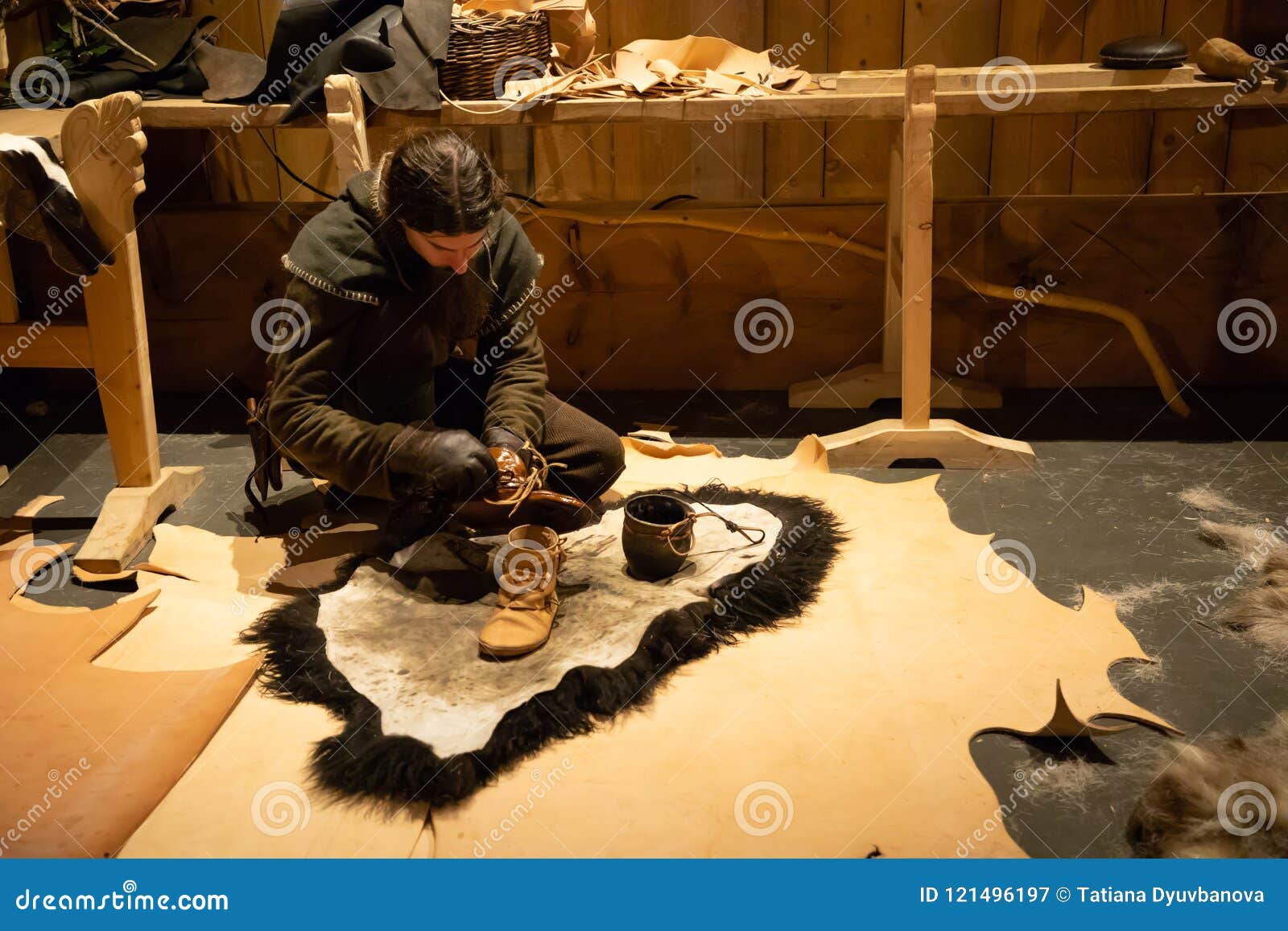 Borg Norway 21 06 2018 Inside The Viking Long House In The