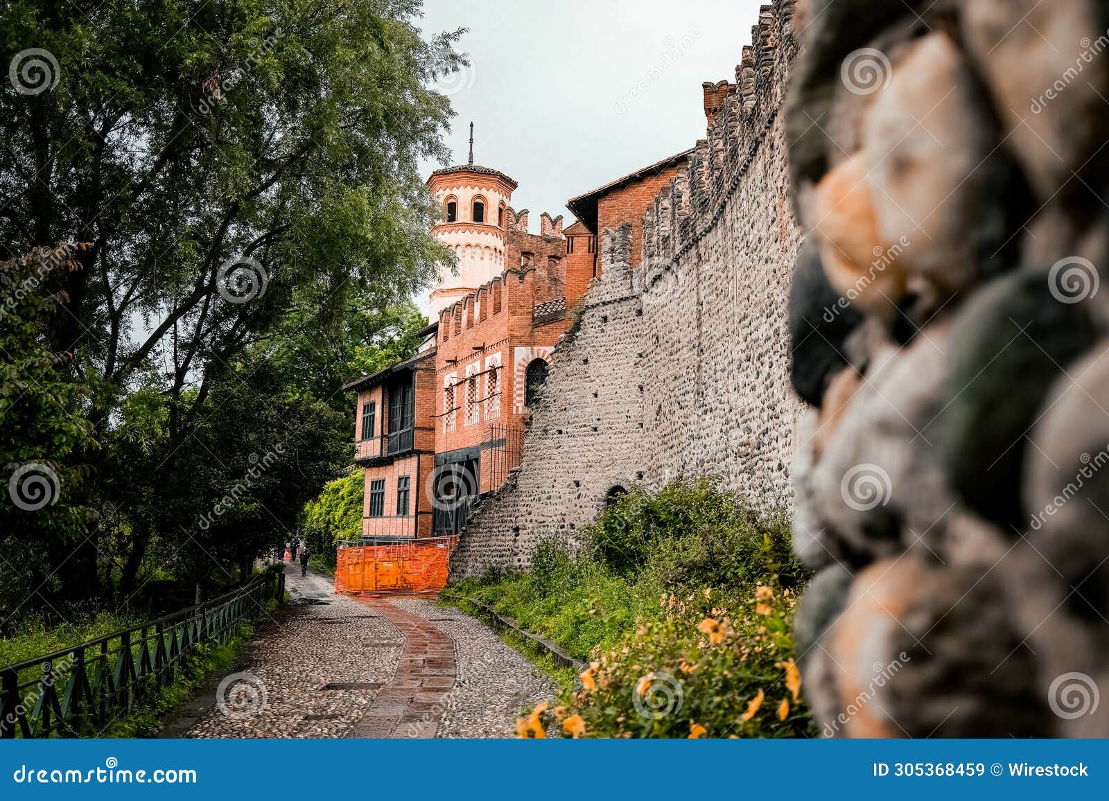 borgo medievale - historical charm in parco del valentino, turin