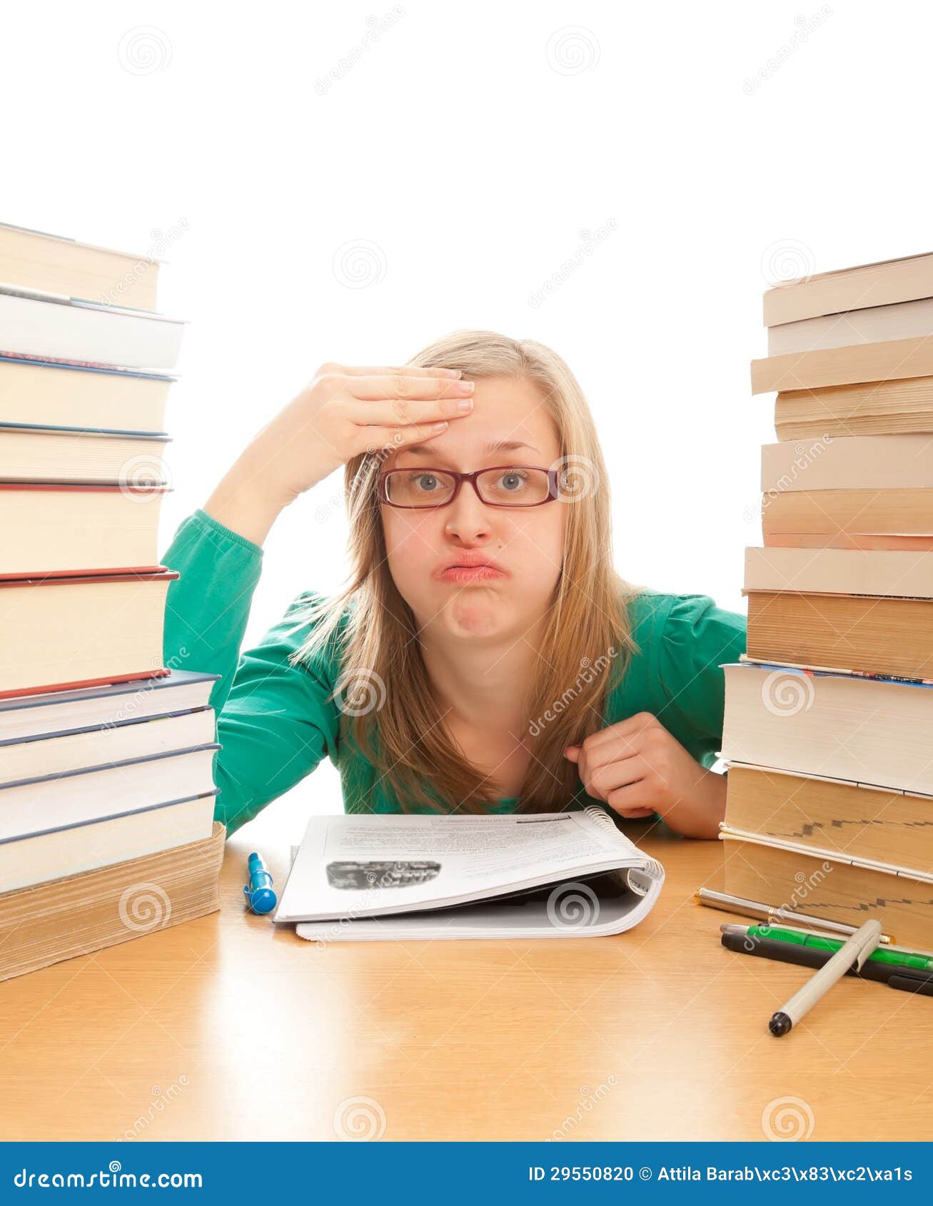 This is boring! stock photo. Image of bunch, beauty, books 29550820