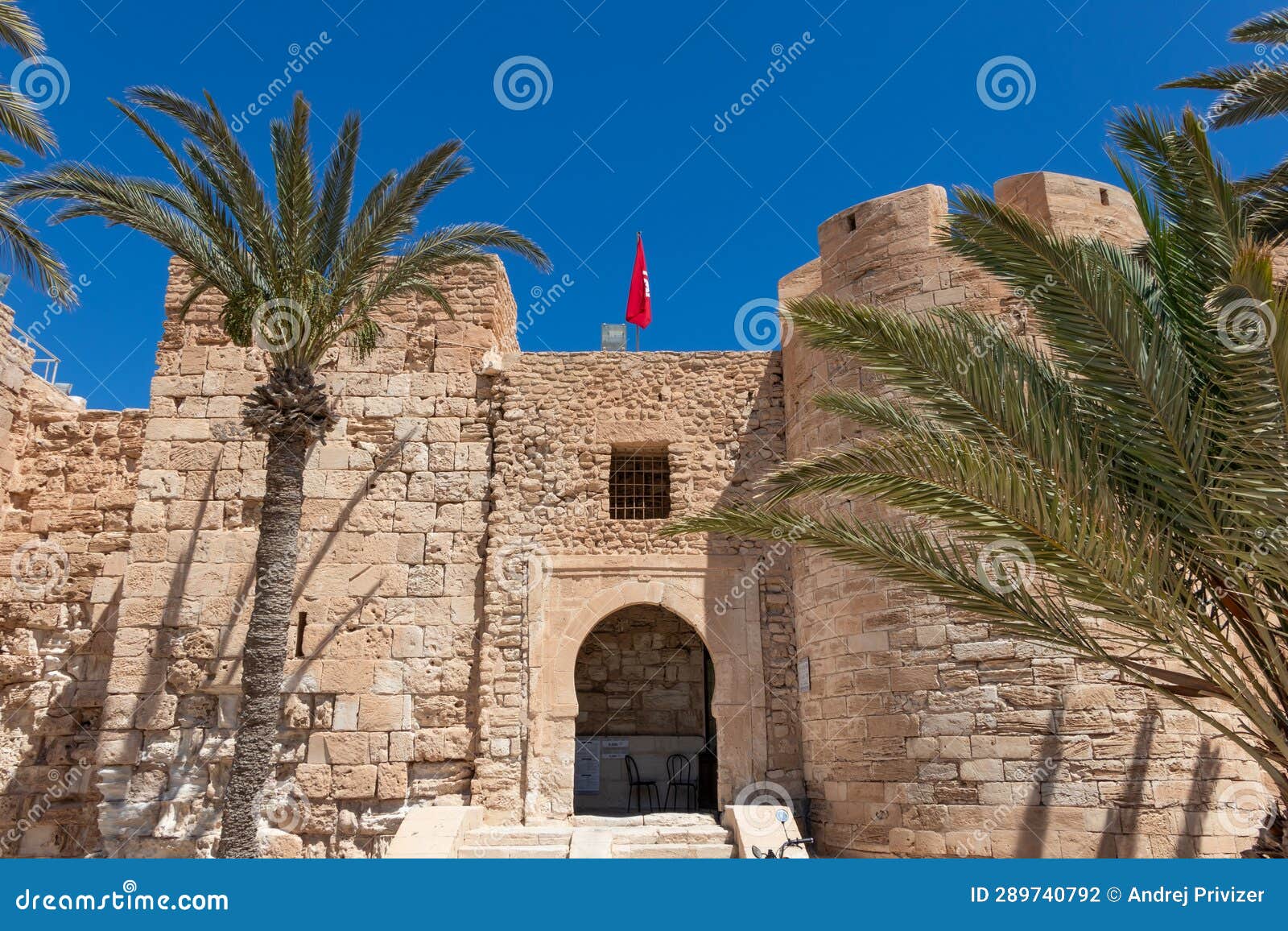 borj el kebir, borj el ghazi mustapha an ancient castle in houmt el souk, tunisia on the island of djerba