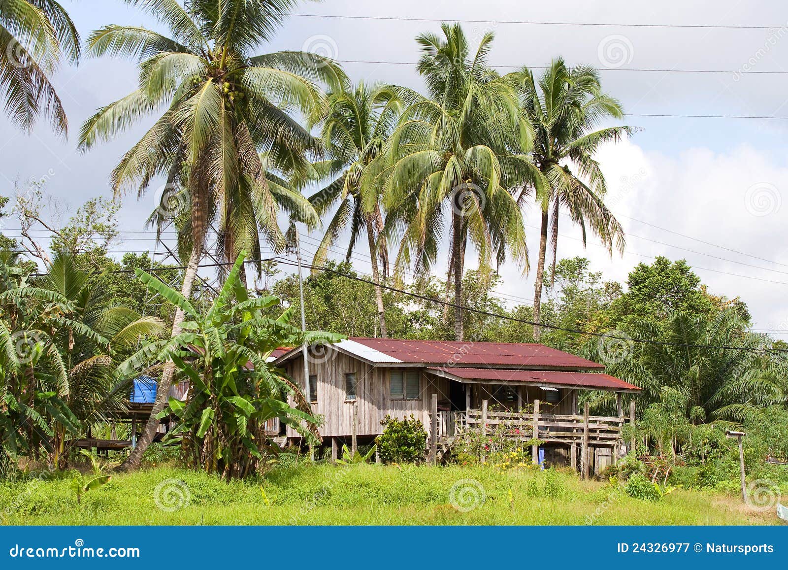 Borneo house stock image. Image of sabah, sumatra, houses 24326977