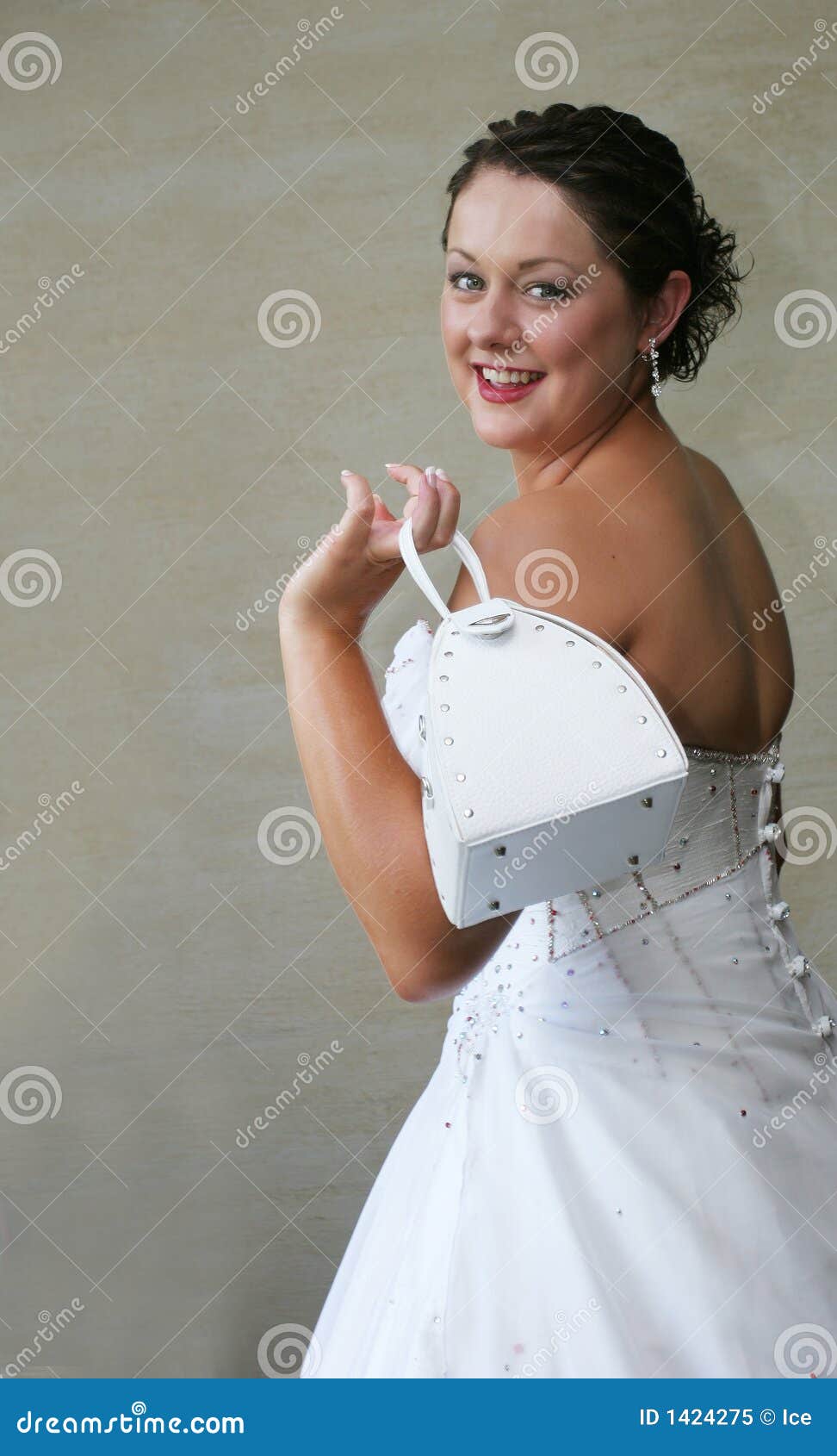 Borsa Sposa In Raso Con Fiori - Pochette Elegante Per Matrimonio, Bomboniere E Damigelle - Foto 4