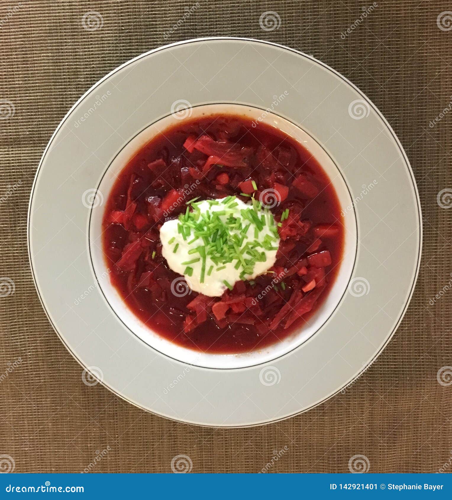 Borschtsch Soup stock image. Image of russian, soup - 142921401