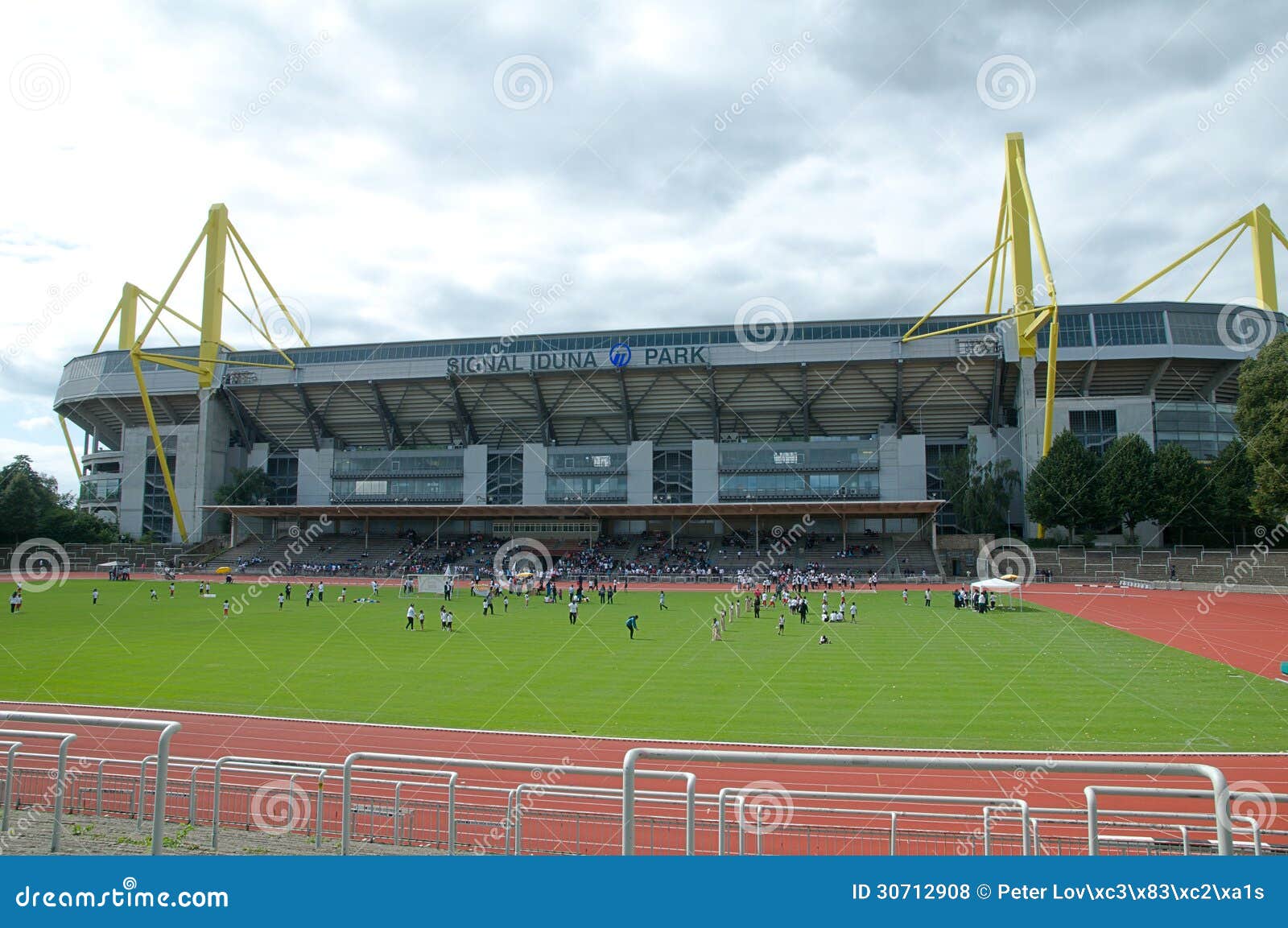 Borussia Dortmund Estadio De Borusseum Foto de archivo editorial