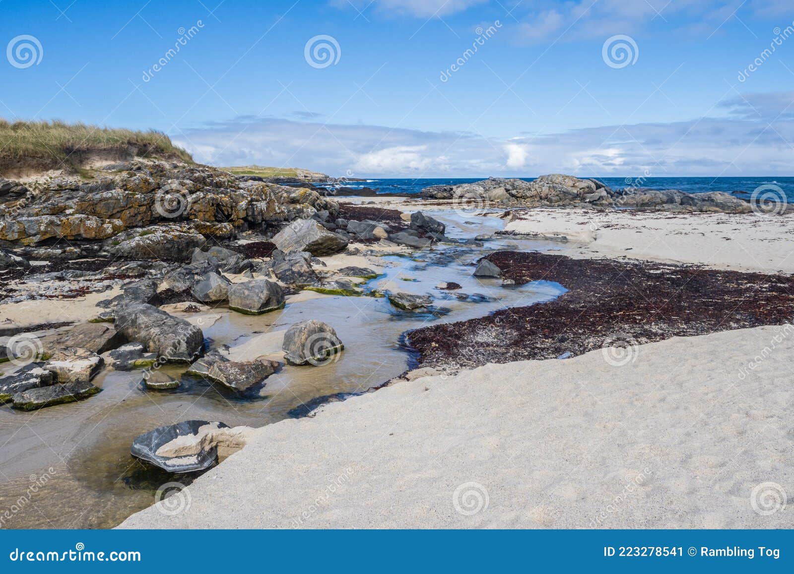 white beach near borve, barra, outer hebrides