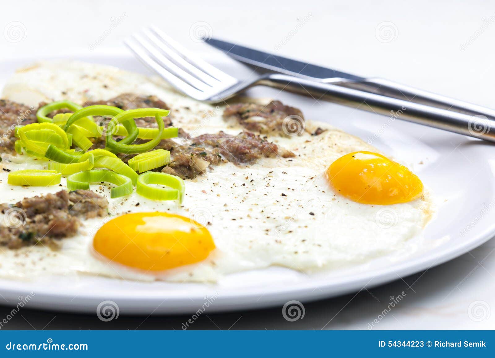 Still life of Bosnian omelette