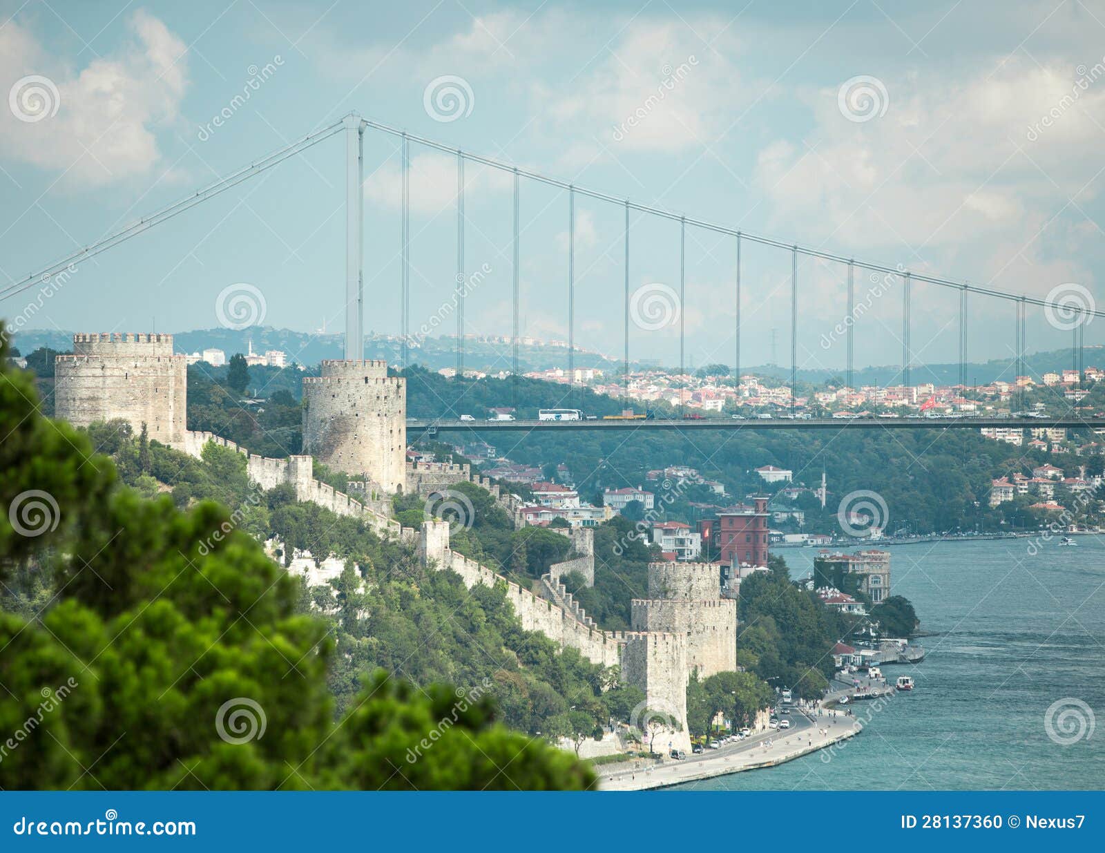 Bosphorus stock photo. Image of bridge, turkish, vacation 28137360