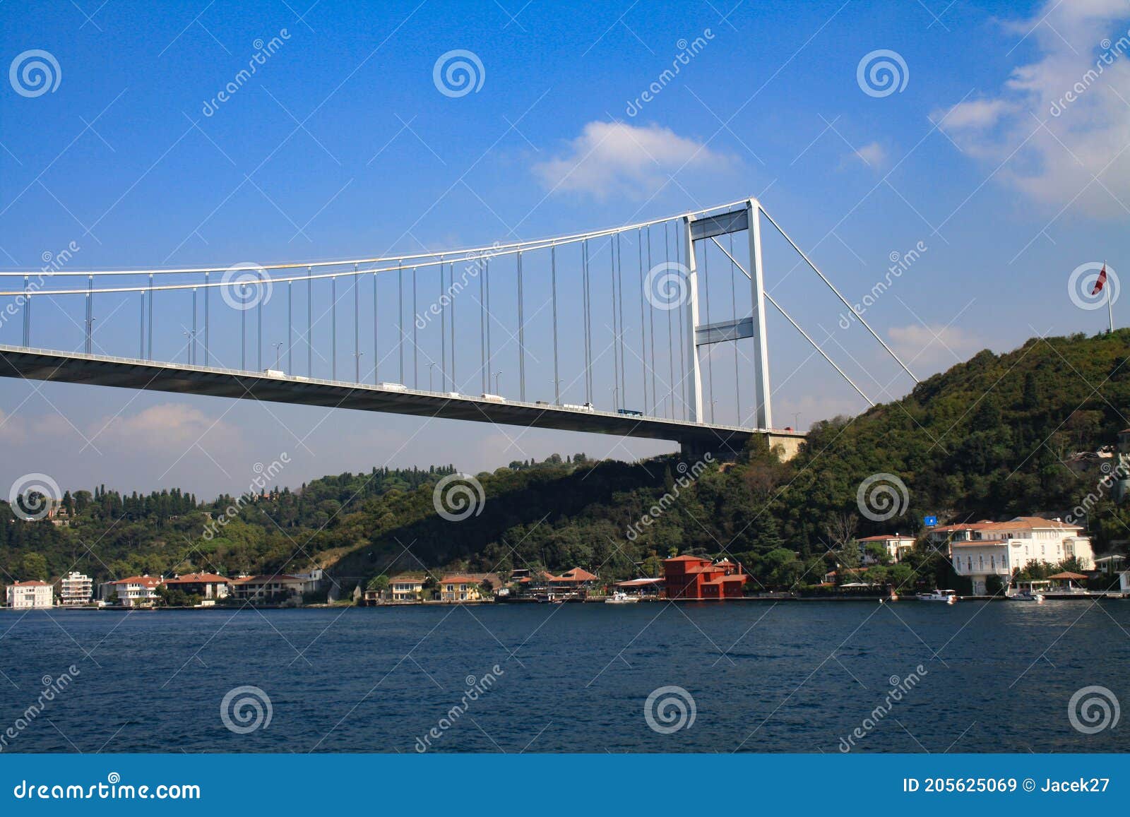 bosphorus bridge also: i bosforski bridge, tur. boÃÅ¸az kÃÂ¶prÃÂ¼sÃÂ¼ - road bridge over the bosphorus strait in turkey