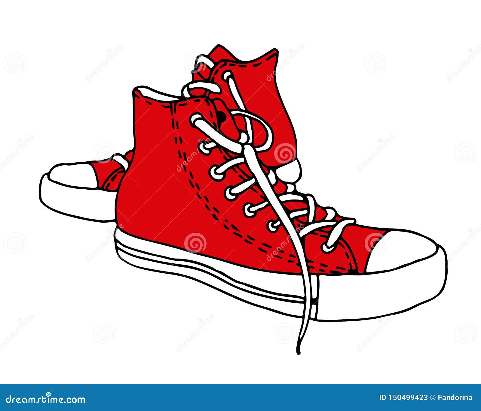Bosquejo Del Vector De Las Zapatillas De Deporte, Dibujo Activo Exhausto De  Los Zapatos De La Mano Ilustración del Vector - Ilustración de zapatos,  accesorio: 150499423