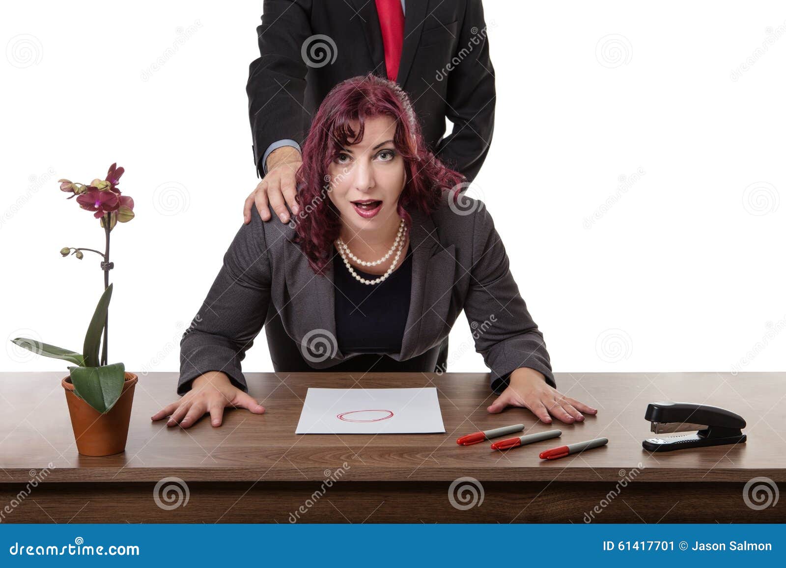 The Boss At Work Stock Image Image Of Submissive Office 61417701