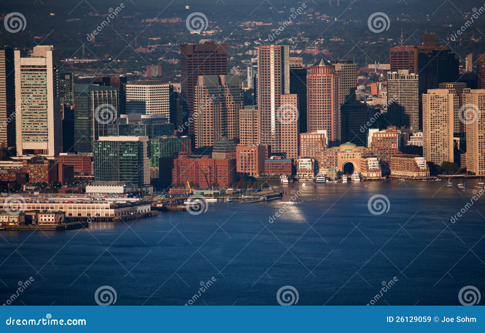 Boston financial district stock image. Image of coast 26129059