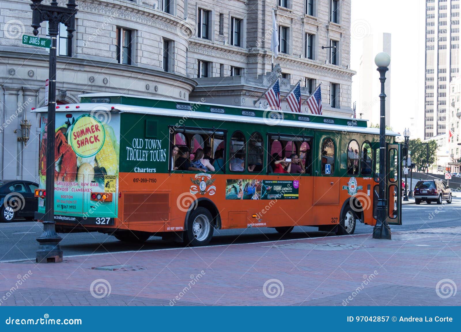 Boston Old Town Trolley Tours Editorial Photography Image of estate