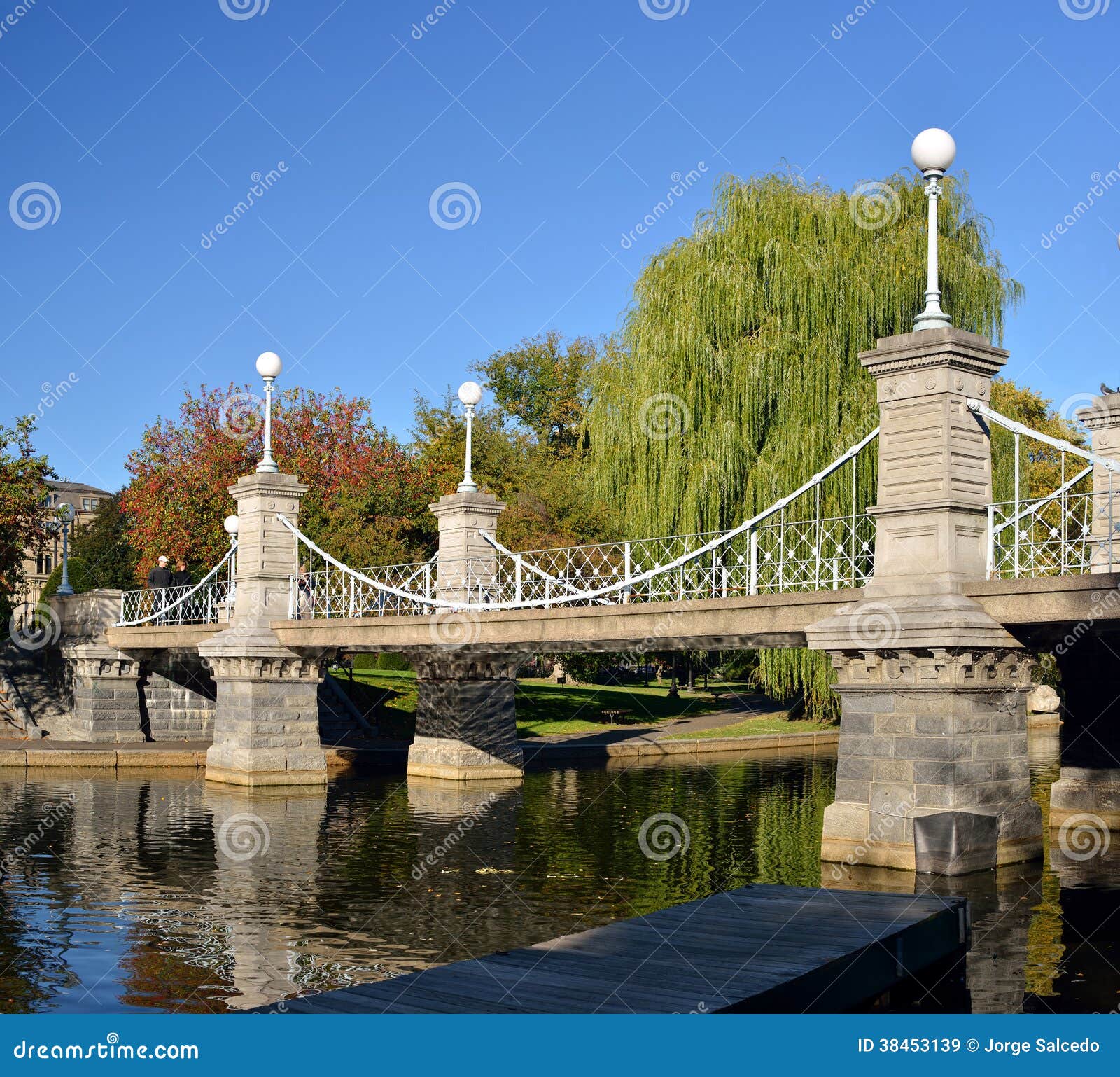 Boston Public Garden stock image. Image of park, england 38453139
