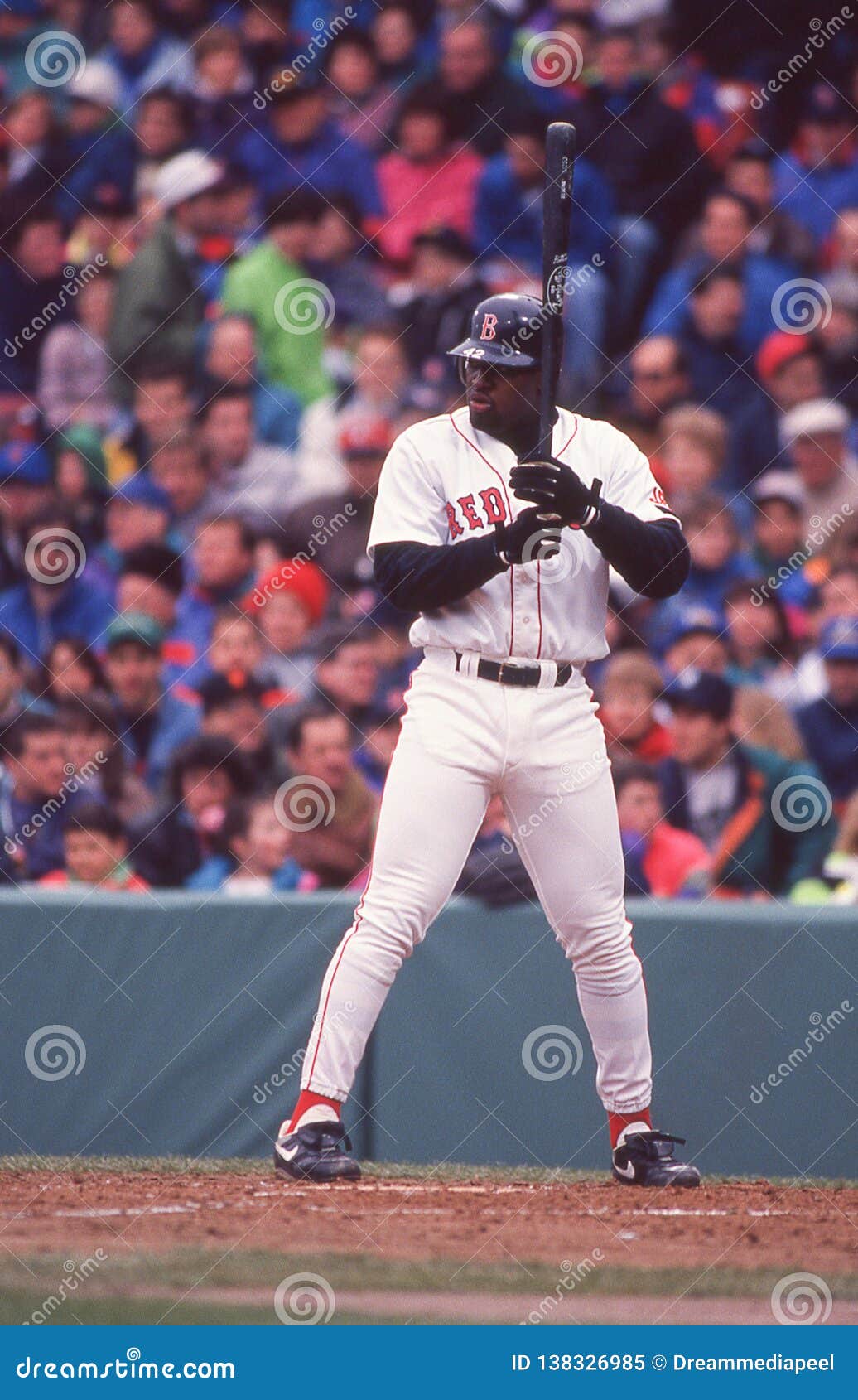Boston Red Sox First Baseman Mo Vaughn Editorial Image - Image of