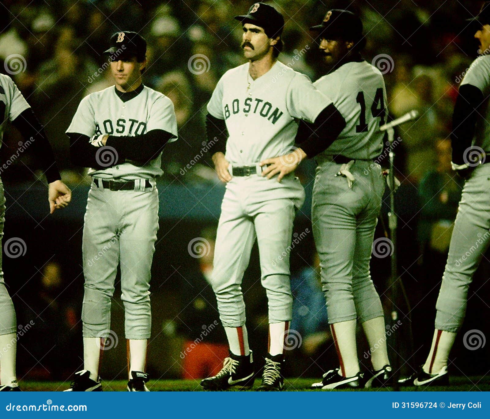 1986 Boston Red Sox World Series Editorial Stock Image - Image of