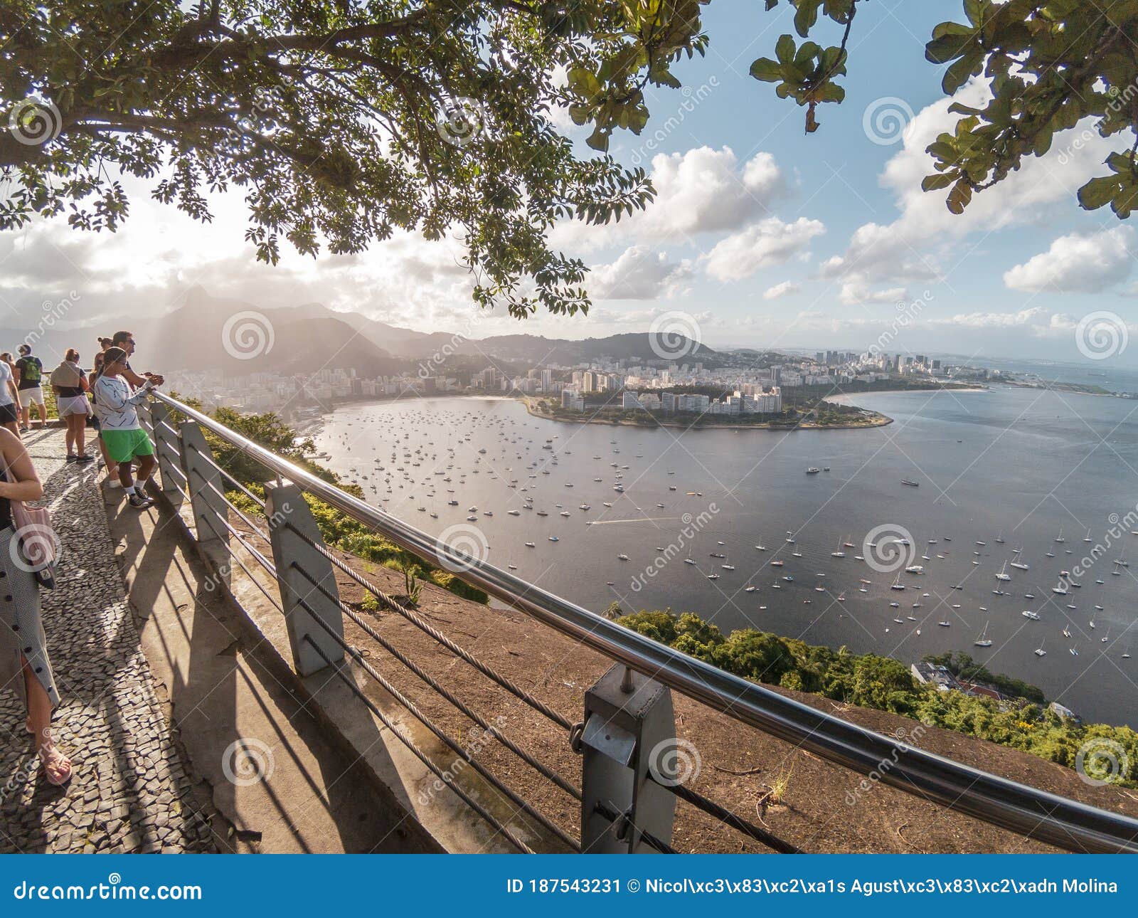 View of Morro Da Urca, Botafogo Neighborhood and Luxury Yacht Club Located  on the Shore of Guanabara Bay in Rio De Janeiro Stock Photo - Image of  boat, mountain: 85332484