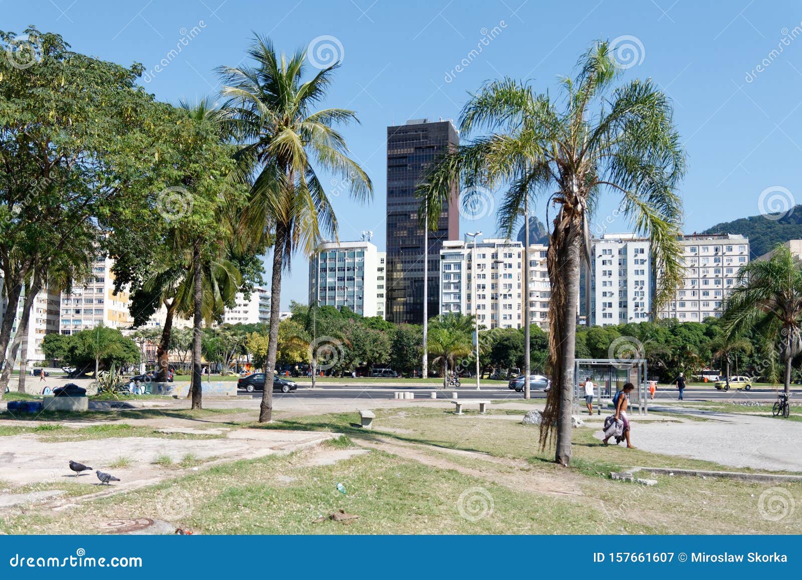 Botafogo Beach, View Of Botafogo District, Rio De Janeiro ...