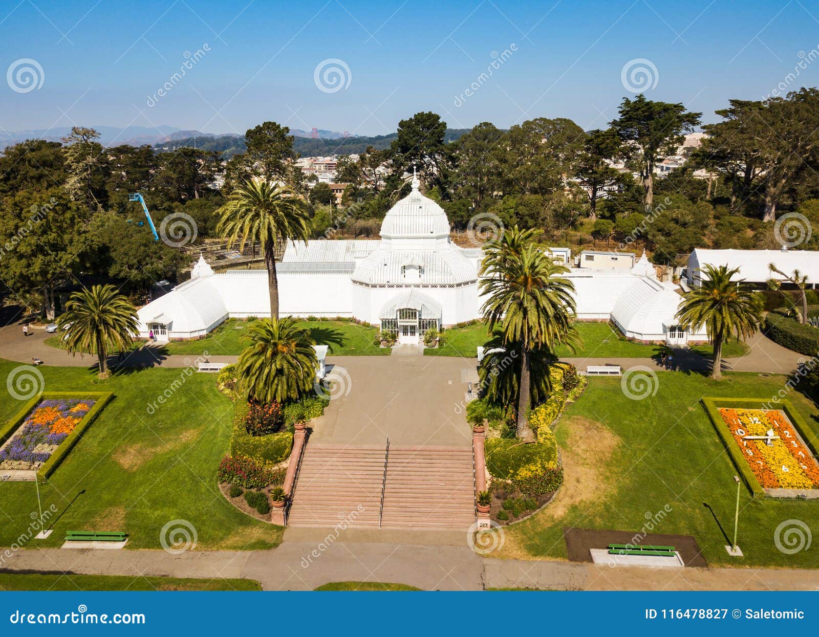 Botanical Gardens In Golden Gate Park In San Francisco California