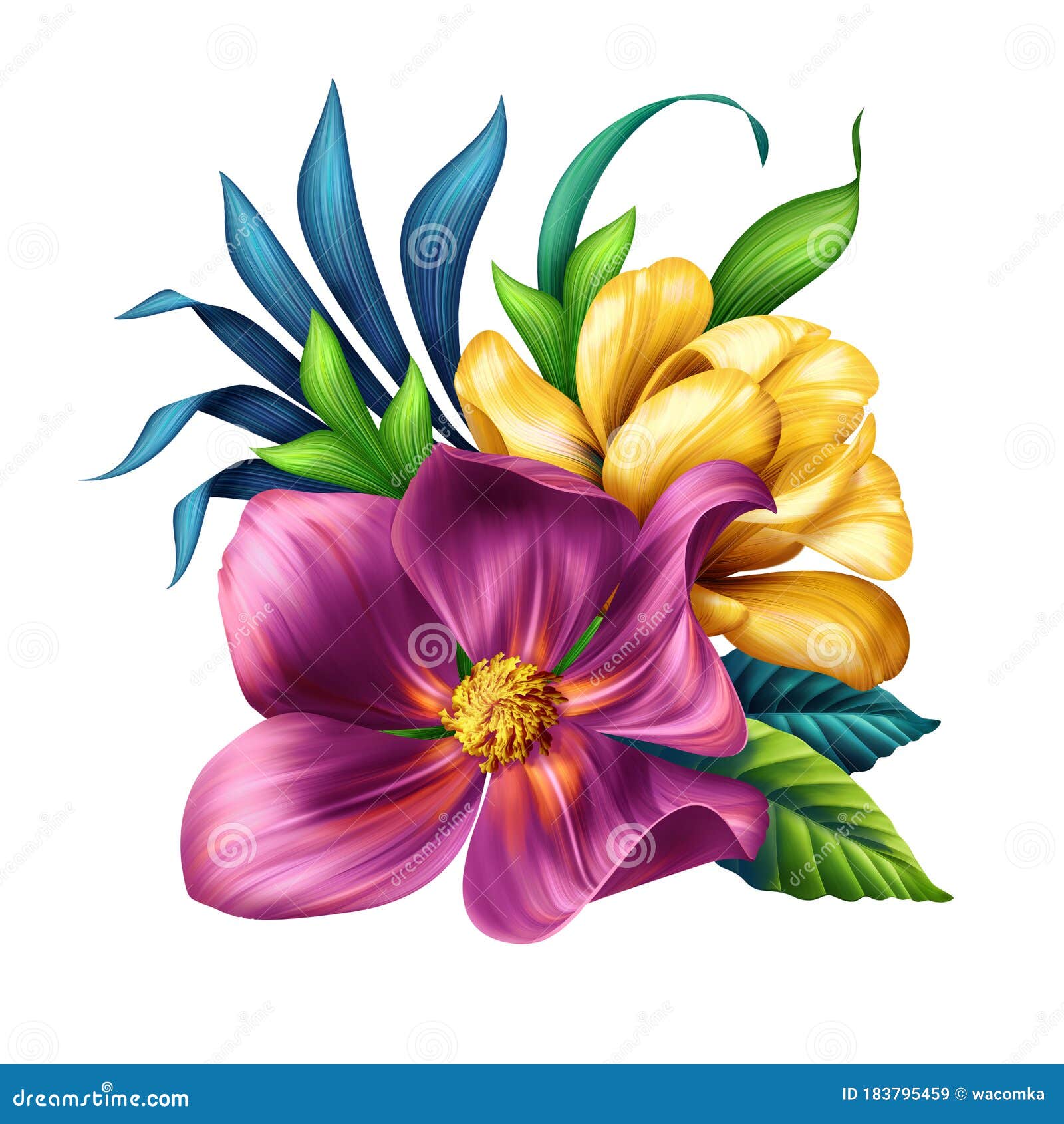 Clipart Tropical Flowers