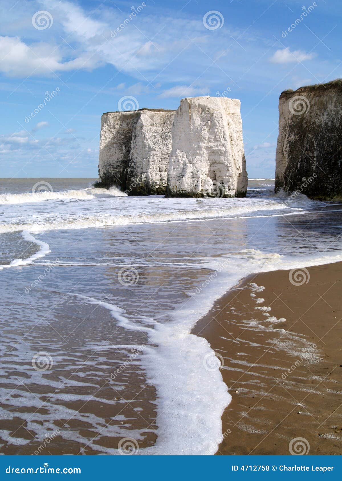 botany bay in kent, english beach